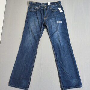 NWT Warehouse One jeans men's size 34X34 dark blue ink colour Straight fit